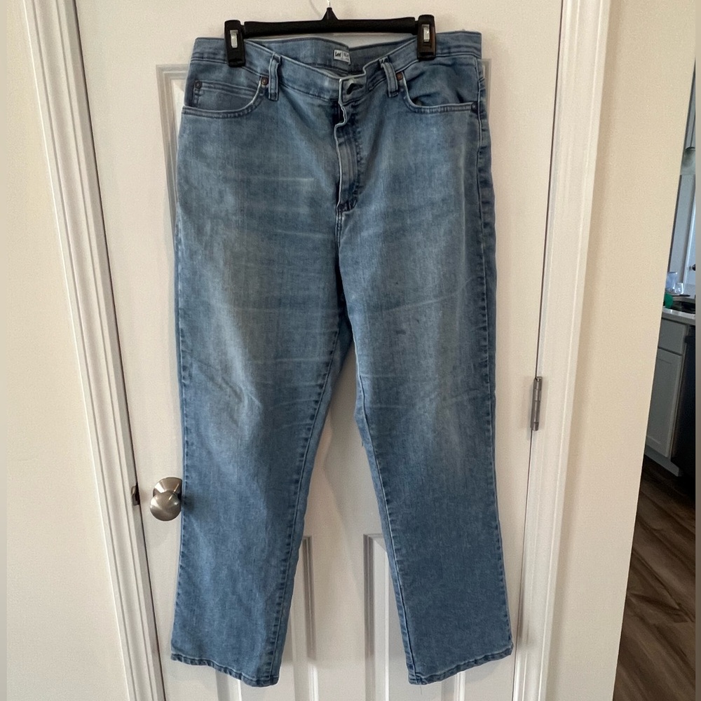 Lee Light Blue Women's Straight Leg Jeans